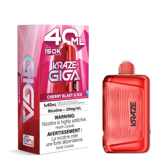 Kraze Giga 150K - Cherry Blast G Ice