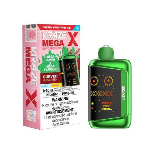 Kraze Mega X 48K - Cherry MTN Citrus Ice