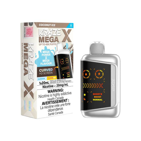 Kraze Mega X 48K - Coconut Ice