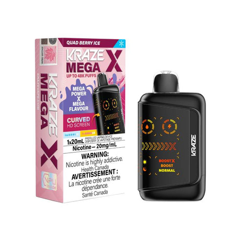 Kraze Mega X 48K - Quad Berry Ice