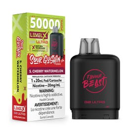 Level X Flavour Beast G2 Ultra Pod 50K - Sour Gushin S. Cherry Watermelon