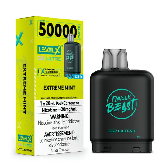 Level X Flavour Beast G2 Ultra Pod 50K - Extreme Mint