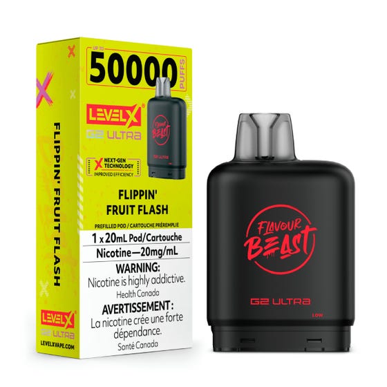 Level X Flavour Beast G2 Ultra Pod 50K - Flippin' Fruit Flash