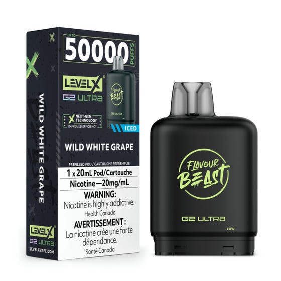 Level X Flavour Beast G2 Ultra Pod 50K - Wild White Grape