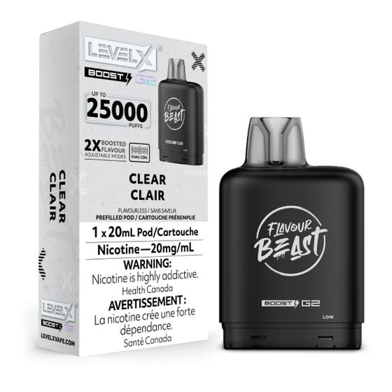 Level X Boost 25K Pods - Clear