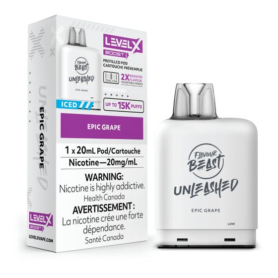 Level X Unleashed Boost 25K Pods - Epic Grape
