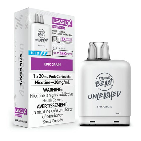 Level X Unleashed Boost 25K Pods - Epic Grape