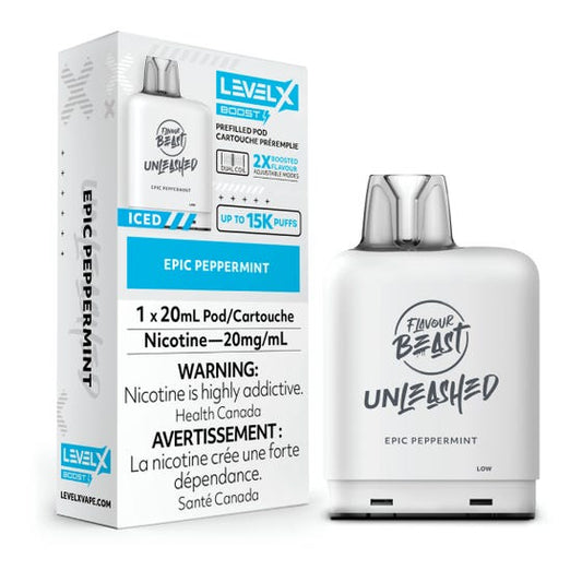 Level X Unleashed Boost 25K Pods - Epic Peppermint