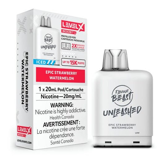 Level X Unleashed Boost 25K Pods - Epic Strawberry Watermelon