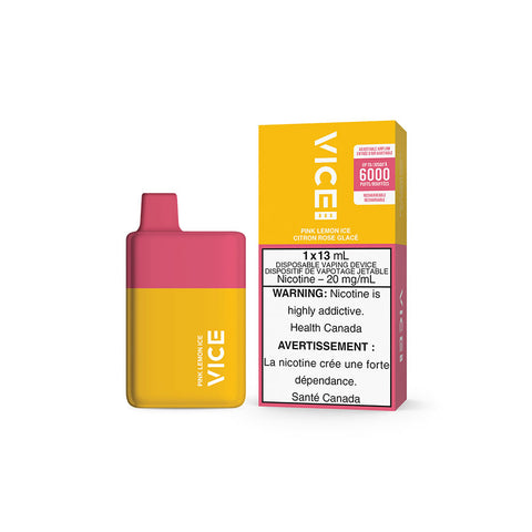 Vice Box Pink Lemon Ice - Online Vape Shop Canada - Quebec and BC Shipping Available