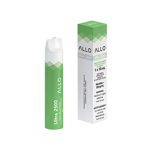 ALLO 2500 Lemon Lime Cranberry Disposable Vape - Online Vape Shop Canada - Quebec and BC Shipping Available