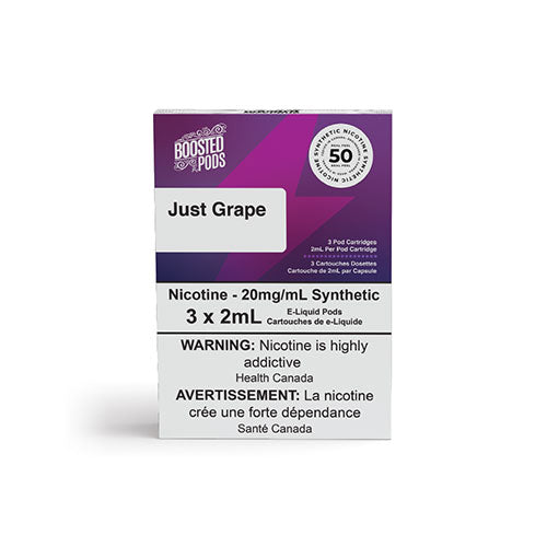 Boosted Just Grape Stlth Compatible Pods - Online Vape Shop Canada - Quebec and BC Shipping Available