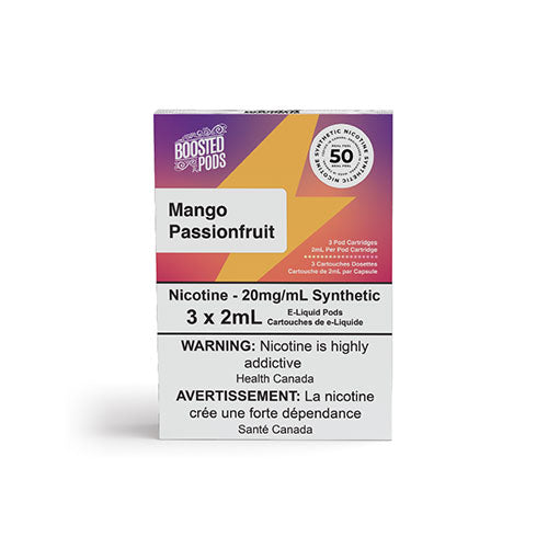 Boosted Mango Passionfruit Stlth Compatible Pods - Online Vape Shop Canada - Quebec and BC Shipping Available