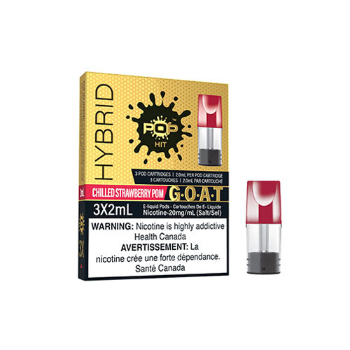 Pop Hybrid Chilled Strawberry Pom - Online Vape Shop Canada - Quebec and BC Shipping Available