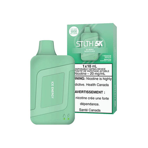 STLTH 5K Ice Energy Disposable Vape 20mg - Online Vape Shop Canada - Quebec and BC Shipping Available