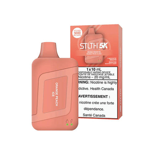 STLTH 5K Orange Peach Ice Disposable Vape 20mg - Online Vape Shop Canada - Quebec and BC Shipping Available