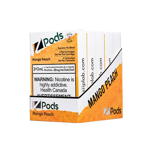 Z Pods Supreme Nic Mango Peach - Online Vape Shop Canada - Quebec and BC Shipping Available