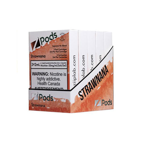Z Pods Supreme Nic Strawnana (Bananaberry) - Online Vape Shop Canada - Quebec and BC Shipping Available