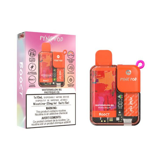 PYNEPOD Boost 7500 Watermelon Bubblegum - Online Vape Shop Canada - Quebec and BC Shipping Available