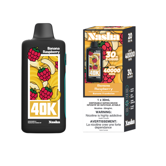 Nasha 40K Disposable Vape - Banana Raspberry