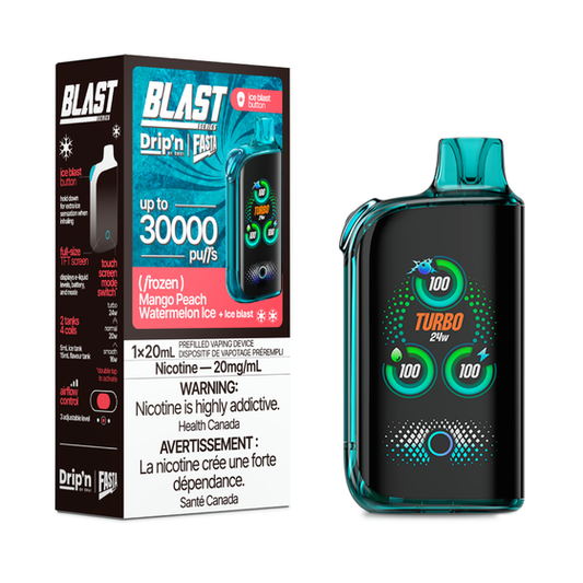 Drip'n Fasta Blast 30K - Mango Peach Watermelon Ice