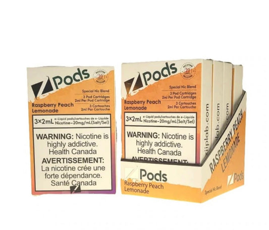 Z Pods Supreme Nic Raspberry Peach Lemon