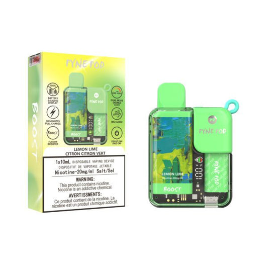 PYNEPOD Boost 7500 Lemon Lime - Online Vape Shop Canada - Quebec and BC Shipping Available