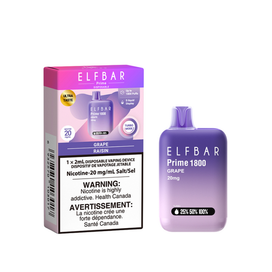 Elf Bar Prime 1800 - Grape