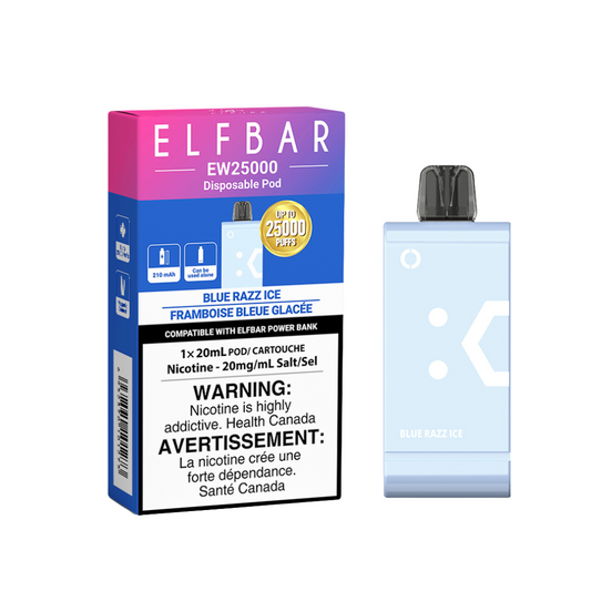 Elf Bar EW25000 Disposable Pods - Blue Razz Ice