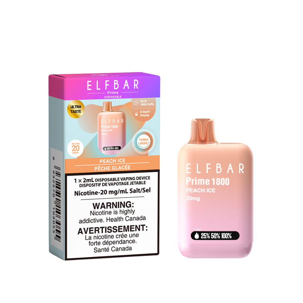 Elf Bar Prime 1800 - Peach Ice