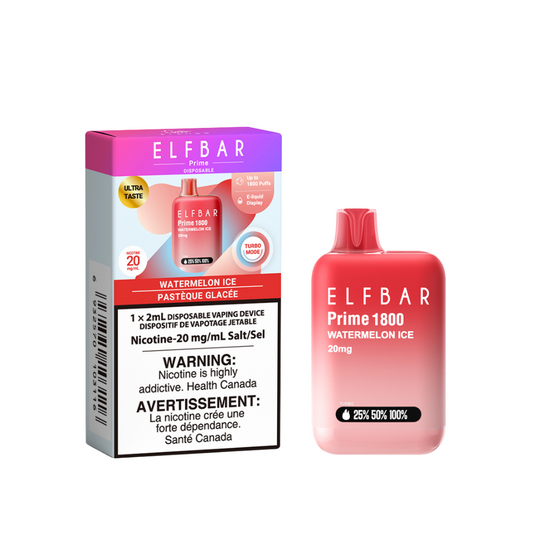 Elf Bar Prime 1800 - Watermelon Ice