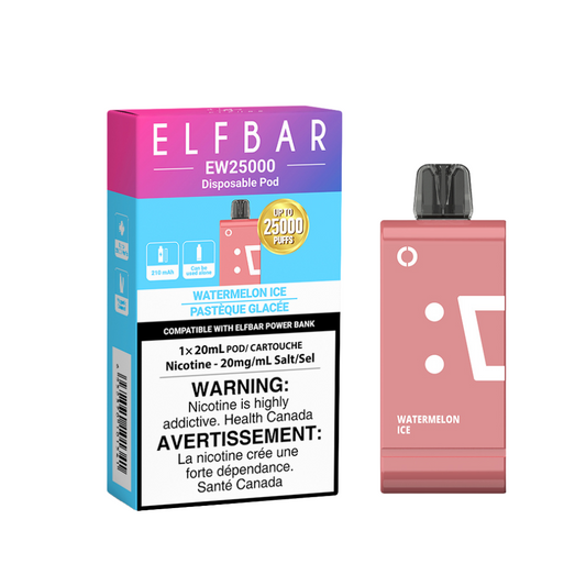 Elf Bar EW25000 Disposable Pods - Watermelon Ice