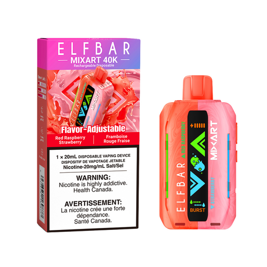 Elf Bar MixArt 40K - Red Raspberry Strawberry