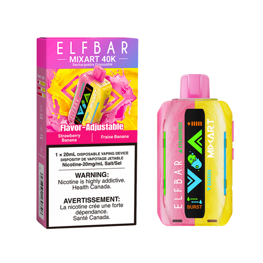 Elf Bar MixArt 40K - Strawberry Banana