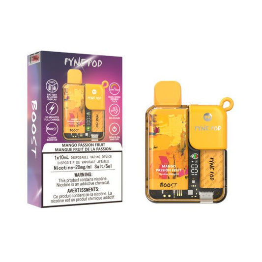 PYNEPOD Boost 7500 Mango Passionfruit - Online Vape Shop Canada - Quebec and BC Shipping Available