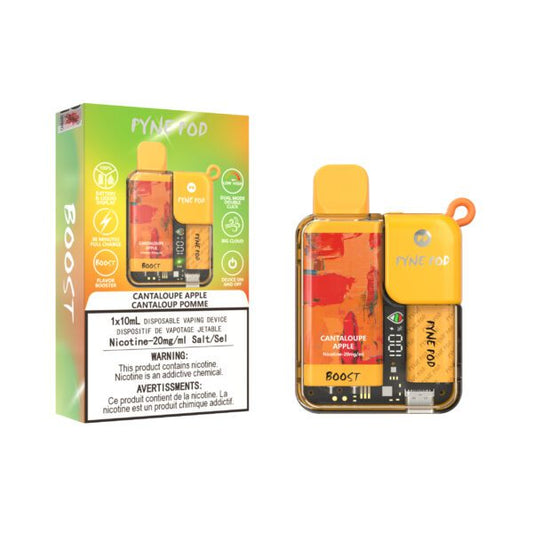 PYNEPOD Boost 7500 Cantaloupe Apple - Online Vape Shop Canada - Quebec and BC Shipping Available