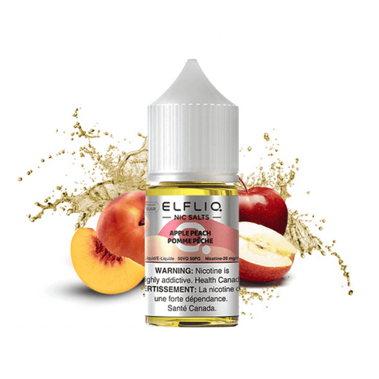 ElfLiq Apple Peach Salt Nic - Online Vape Shop Canada - Quebec and BC Shipping Available