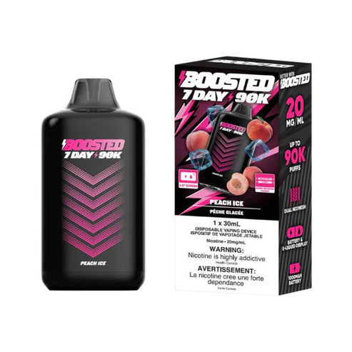 Boosted 7 Day 90K Disposable Vape - 90,000 Puffs Infinite Vapes Canada Boosted 7 Day 90K Disposable Vape - 90,000 Puffs Infinite Vapes Canada