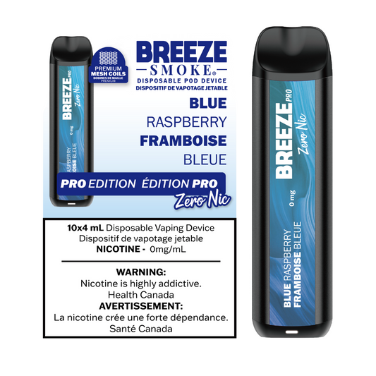 Breeze Pro Zero Nic - Blue Raspberry