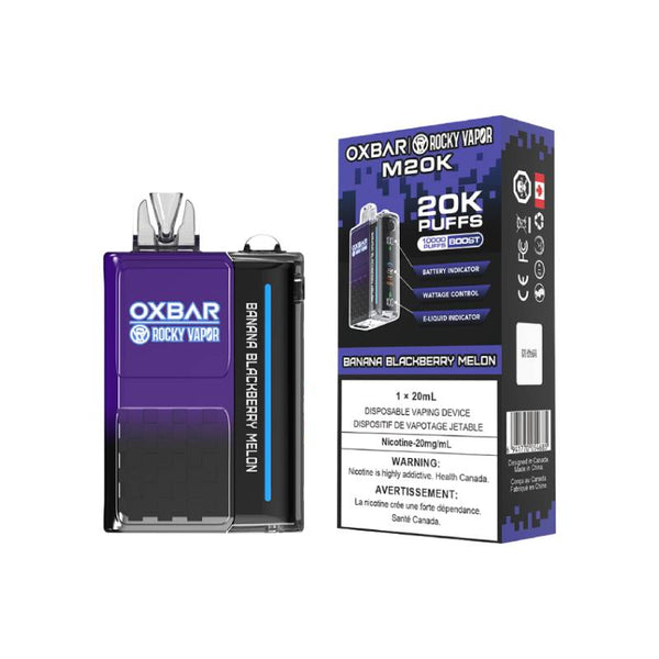 Oxbar M20K Disposable Vape - Banana Blackberry Melon