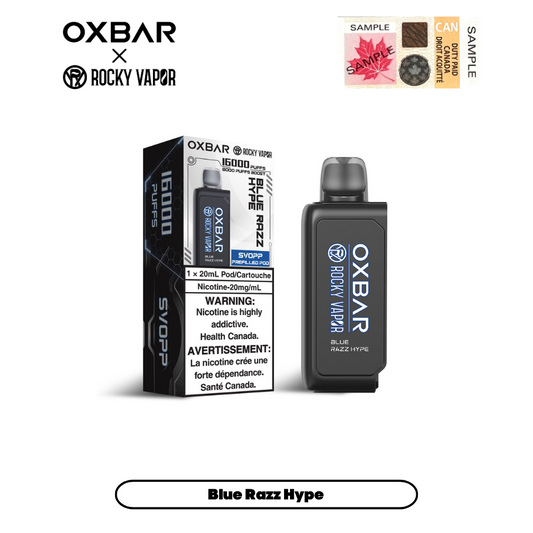 Oxbar Svopp 16K Pods - Blue Razz Hype