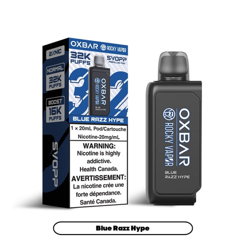 Oxbar Svopp 32K Pods - Blue Razz Hype