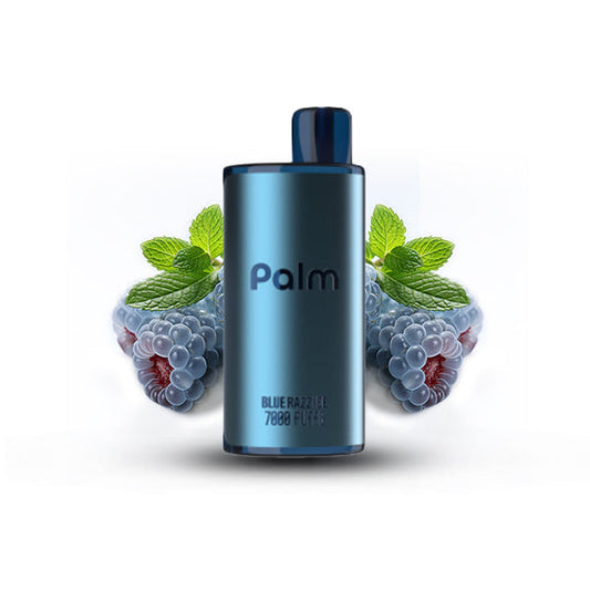 Pop Palm 7000 Blue Razz Ice Disposable Vape - Online Vape Shop Canada - Quebec and BC Shipping Available