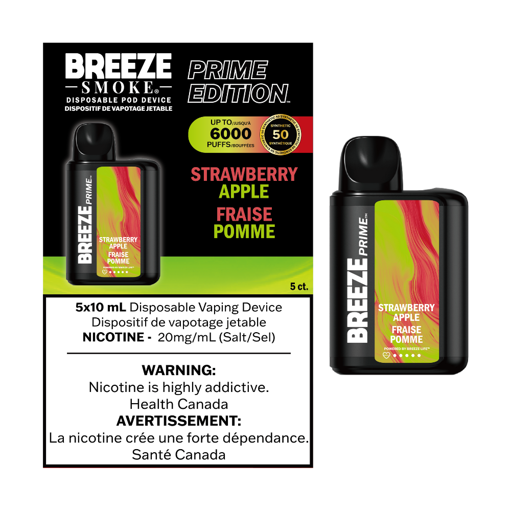 Breeze Prime S50 6000 - Strawberry Apple