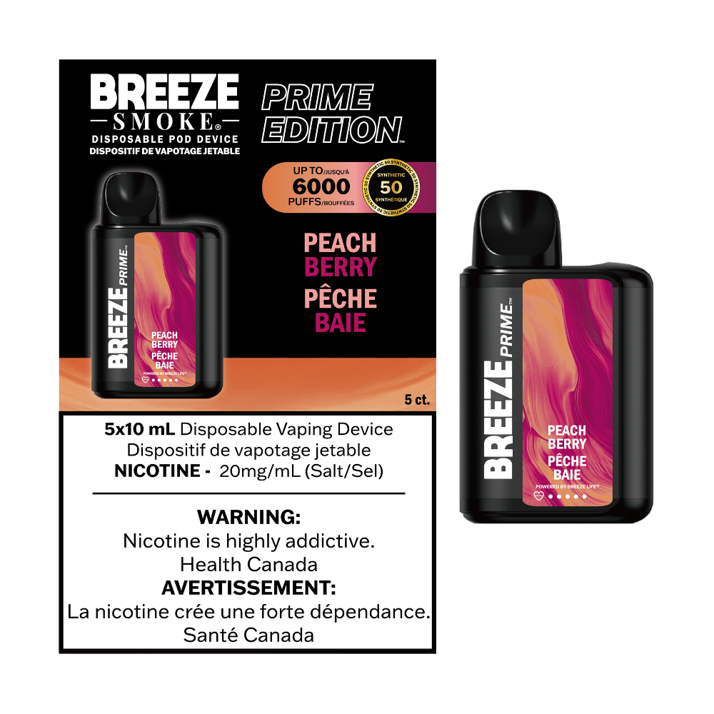 Breeze Prime S50 6000 - Peach Berry