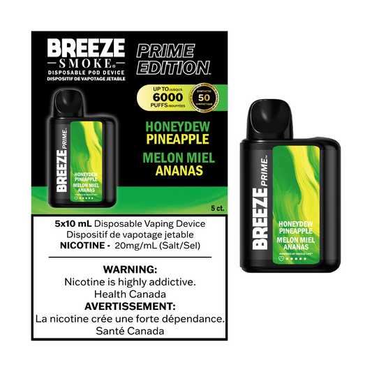 Breeze Prime S50 6000 - Honeydew Pineapple