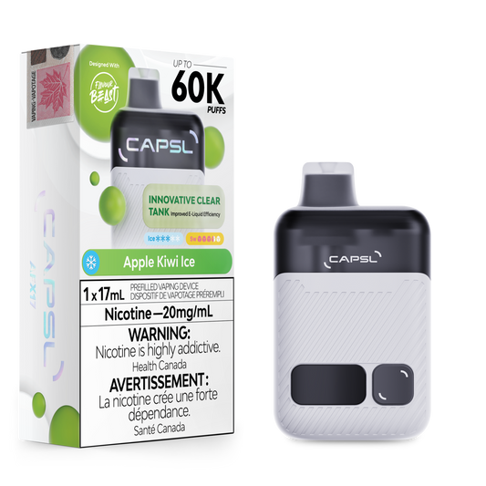 CAPSL AFX17 60K Disposable Vape - Apple Kiwi Ice