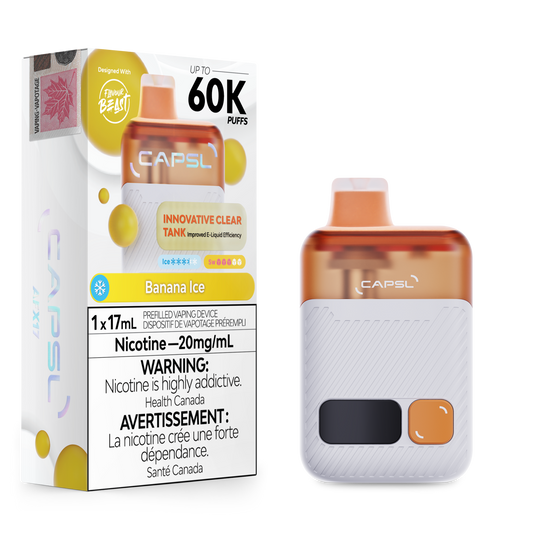 CAPSL AFX17 60K Disposable Vape - Banana Ice