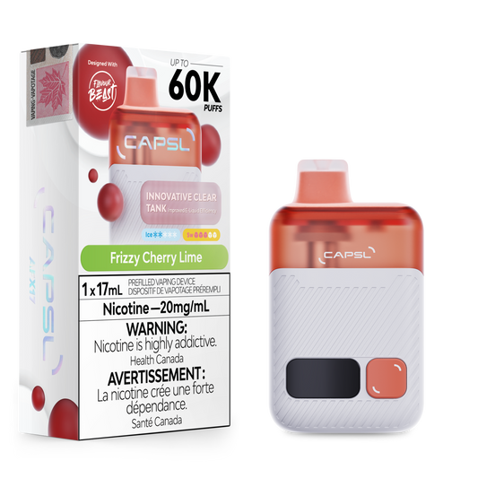 CAPSL AFX17 60K Disposable Vape - Fizzy Cherry Lime