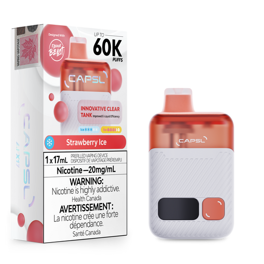 CAPSL AFX17 60K Disposable Vape - Strawberry Ice